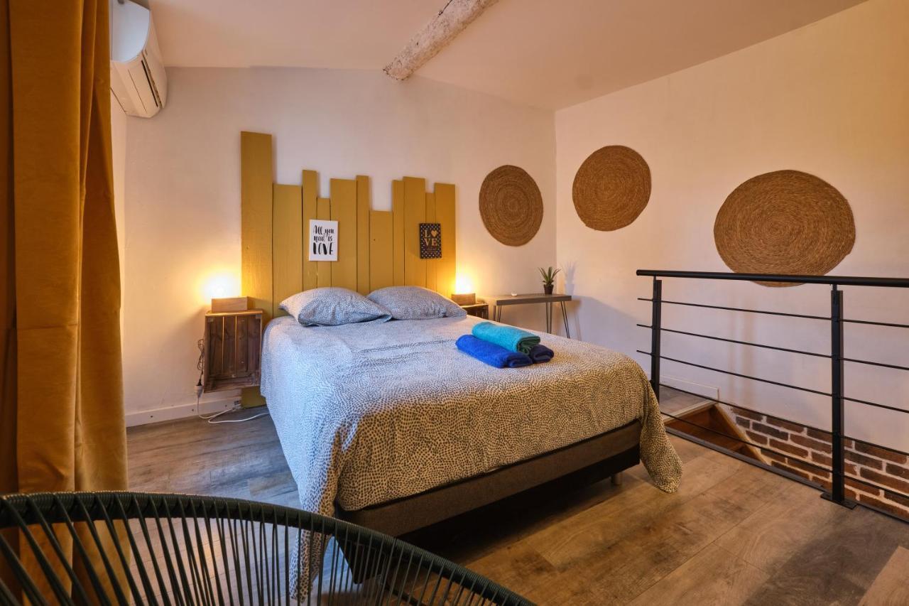 Melina - jacuzzi - maison avec cour climatisée proche cité médiéval Carcassonne Esterno foto